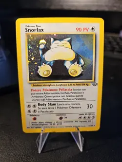 Snorlax Holo 11/64 Jungle Set ITALIAN Vintage 1999 Pokemon Card WOTC - Image 1