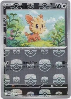 Pokemon Yorkleff Meisterball Reverse Weiße Flammen 074/086 NM Deutsch - Image 1