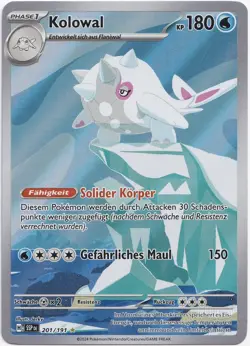 Pokemon Kolowal Illustration Rare Sturmische Funken 201/191 NM Deutsch - Image 1