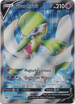 Pokemon Guardevoir V Full Art Weg des Champs 070/073 Near Mint Deutsch - Image 1