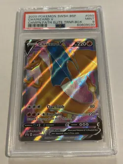 2019-2023 Pokemon SWSH Black Star Promos Charizard V #SWSH050 PSA 9 - Image 1