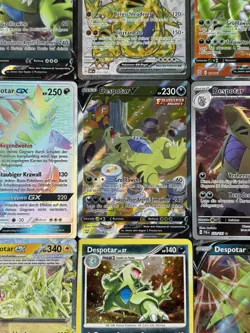 Pokemon 10 Karten Sammlung Set mit 1 Despotar ex / V / GX / Holo / VMAX DE - Image 1