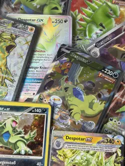 Pokemon 10 Karten Sammlung Set mit 1 Despotar ex / V / GX / Holo / VMAX DE - Image 2