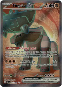 Pokemon Ting-Lu ex Full Art Paldea Evolved PAL 243/193 Near Mint English - Image 1