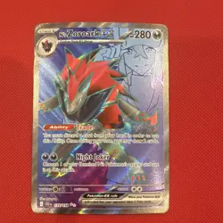 Pokemon N's Zoroark EX SV09 Journey Together Ultra Rare Holo 175/159 280 HP - Image 1