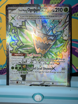 Pokemon TCG Teal Mask Ogerpon Ex Promo SVP 166 Near Mint - Image 1