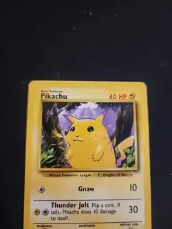 Pikachu 58/102 - Pokemon Karte - Base Set Vintage - BS58 - Excellent+ - Image 3