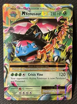 Pokemon TCG M Venusaur EX XY Evolutions 2/108 Mega Holo Rare - Image 1