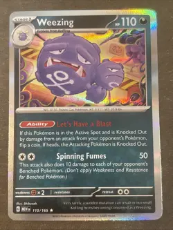 Weezing 110/165 Sv: Scarlet & Violet 151 Holo Pokemon TCG NM - Image 1
