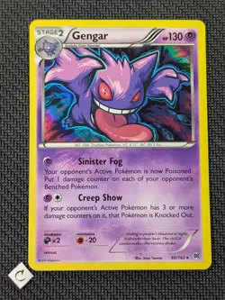 Gengar 60/162 - XY Breakthrough Holo Rare Pokemon TCG NM - Image 1