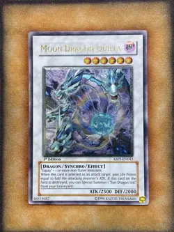 Yugioh Moon Dragon Quilla ABPF-EN043 Ultimate Rare 1st Ed NM - Image 1