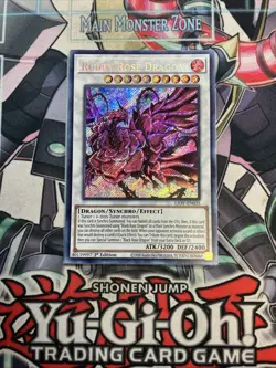 Ruddy Rose Dragon Secret Rare LIOV-EN035 Yugioh - Image 1