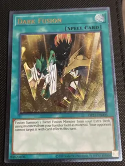 Dark Fusion (UTR) OP27-EN003 OTS Tournament Pack 27 Ultimate Rare Near Mint NM - Image 1