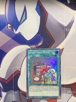 LIVE TWIN HOME GEIM-EN018 1ST EDITION SUPER RARE YUGIOH TCG - Image 1