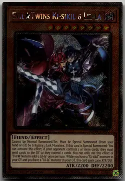 Evil Twins Ki-sikil & Lil-la (Platinum Secret Rare) Platinum Secret Rare Quarter - Image 1
