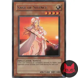 Yugioh Sage of Silence STON-EN015 Rare LP - Image 1