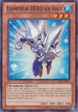 Elemental HERO Ice Edge Yu-Gi-Oh! AP01-EN018 Common - Image 1
