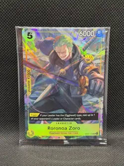 Roronoa Zoro OP07-113 SEALED FOIL (Illustration Box Vol. 3) One Piece CCG Bandai - Image 3