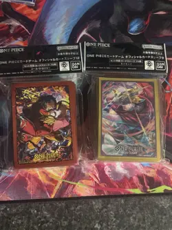 One Piece Card Game Official Sleeves Lot - Image 1