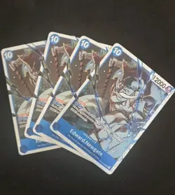 4x Playset Edward.Newgate SR Carrying On His Will OP13-042 One Piece - Image 1