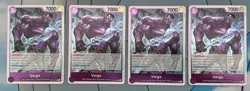 4x Vergo The Azure Sea's Seven OP14-061 Playset X4 One Piece Play Set TCG - Image 1