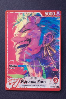 Carte Proxy one piece Roronoa Zoro custom OP01-001 L LEADER One piece - Image 1