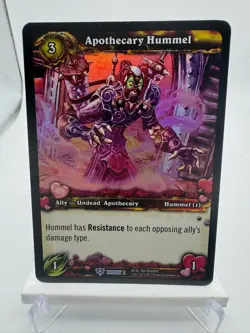 World of Warcraft TCG Foil Promo Holiday 2 2011 Apothecary Hummel - Image 1