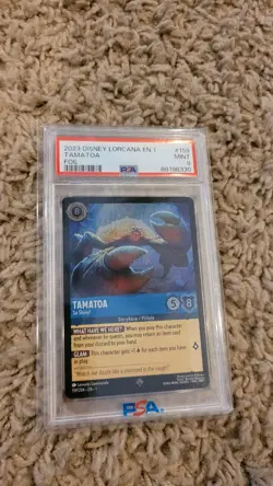 2023 Disney Lorcana En 1 Foil #159 Tamatoa - So Shiny! First Chapter PSA 9 MINT - Image 1
