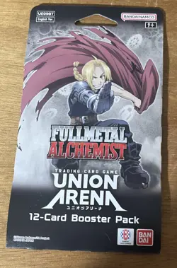 Union Arena Full Metal Alchemist Volume 1 sleeved Booster Pack UE09BT NEW SEALED - Image 1
