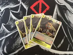Capone "Gang" Bege OP10-103 X4 PLAYSET Rare English One Piece TCG Card: OP10 - Image 1