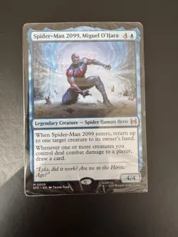 MTG Magic the Gathering 30 Card Welcome Deck BLUE Spider-Man 2099 Miguel O'Hara - Image 1