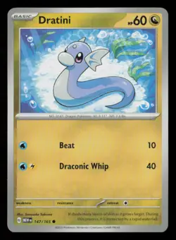 Dratini SV: Scarlet & Violet 151 #147/165 Common Pokemon Card - Image 1