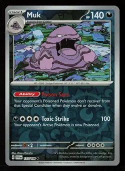 Muk SV01: Scarlet & Violet Base Set #127/198 Reverse Holo Uncommon Pokemon Card - Image 1