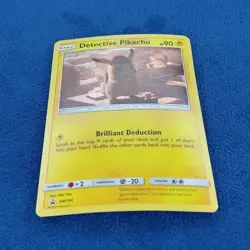 Detective Pikachu SM194 Black Star Promo Cosmos Holo Pokemon Card - Image 2
