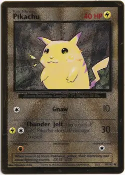 Pokemon Pikachu Gold Metal Card Celebrations 58/102 NM Englisch - Image 1