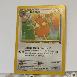 Raticate 6/18 Southern Islands Rare Vintage Pokemon Card - NM - Image 1