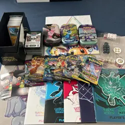 Massive Pokemon Lot! Cards, Players Guides And Etb Storage Boxes!🔥🔥🔥 - Image 1