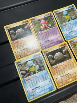 Pokemon EX Delta Species Ditto Mr. Mime Squirtle Lot 6 Cards Geodude - Image 2