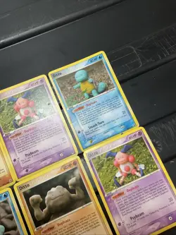Pokemon EX Delta Species Ditto Mr. Mime Squirtle Lot 6 Cards Geodude - Image 3