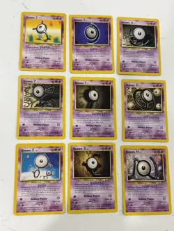 9 Card Pokemon TCG Neo Revelation Discovery Unown NM - Image 1