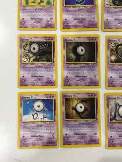 9 Card Pokemon TCG Neo Revelation Discovery Unown NM - Image 5