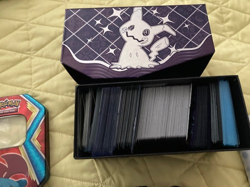 LOT OF POKEMON CARDS (SOME RARE), PLUSH, CARD STAND AND 151 MAT - Image 5
