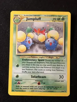 Pokemon Jumpluff Neo Revelation Holo Card 9/64 LP - Image 1