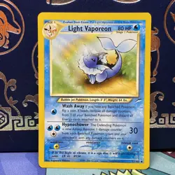 LIGHT VAPOREON (NM) - Neo Destiny 52/105 - Pokemon Trading Card Game - Image 1