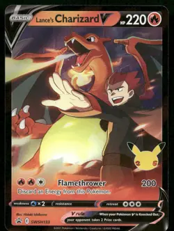 Lance's Charizard V Promo SWSH: Sword & Shield Promo Cards SWSH133 NM - Image 1