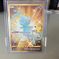 Pokemon TCG Mew Celebrations 025/025 Secret Rare Holo Promo Card - Image 1