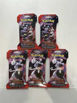 Pokemon TCG: Scarlet & Violet - Destined Rivals 5 Single Sleeved Booster Pack - Image 1