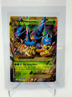Pokemon TCG M Heracross EX (Secret) 112/111 XY - Furious Fists - Image 1