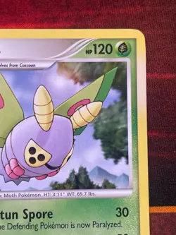 Dustox 25/130 Non-holo Rare - 2007 Pokemon Diamond & Pearl Base Set - LP/LP+ - Image 3