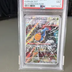 Pokemon TCG Karrablast Sv: Black Bolt Illustration Rare Holo 094/086 PSA 9 - Image 1